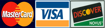 Credit Cards Accepted